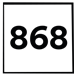 Black 868 pictogram