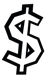 Dollar sugn pictogram