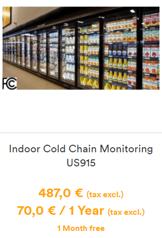 Indoor Cold Chain Monitoring solution