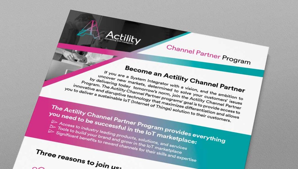 Channel partner program