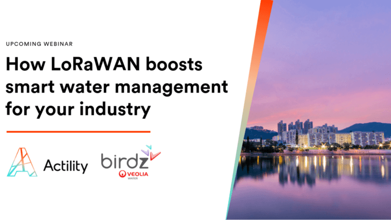 Webinar: How LoRaWAN boosts smart water management for your industry​