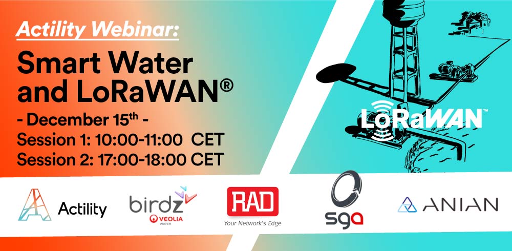 Webinar – Smart Water and LoRaWAN