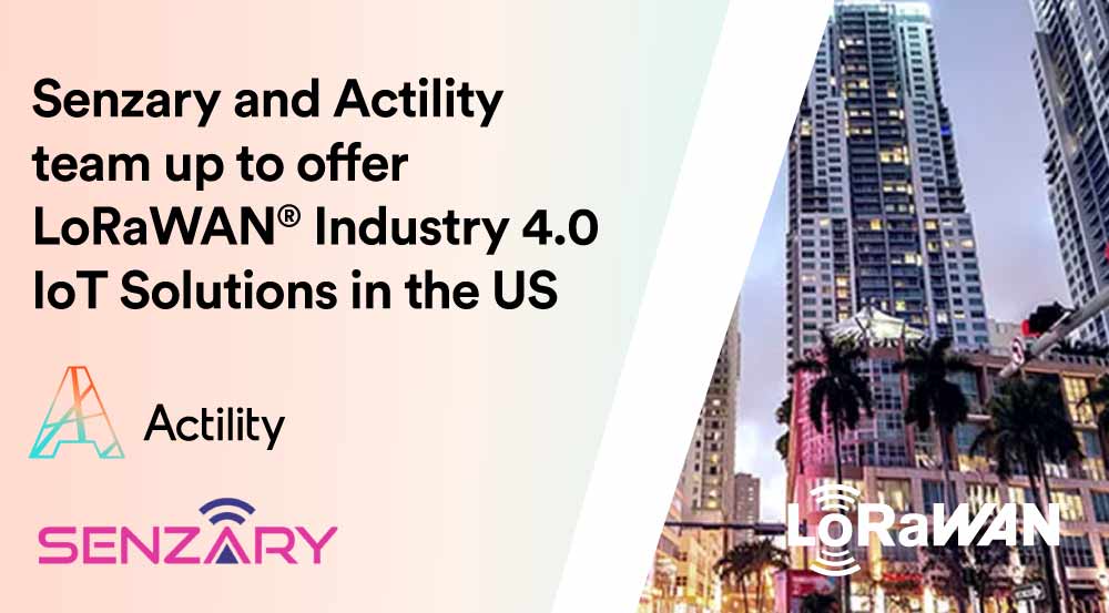 Senzary  and Actility join forces to ease IoT and LoRaWAN adoption