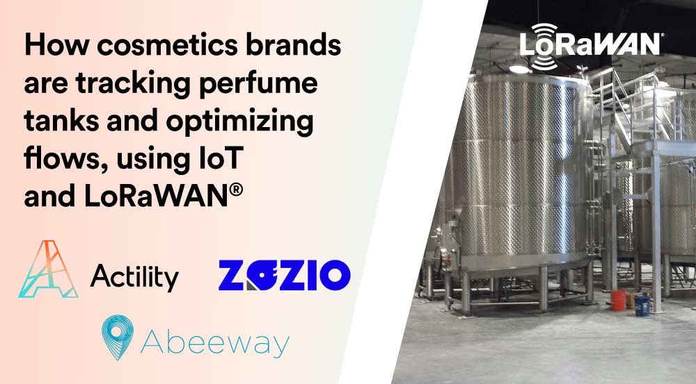 Zozio and Actility join forces to revolutionize the cosmetics industry with tank tracking￼