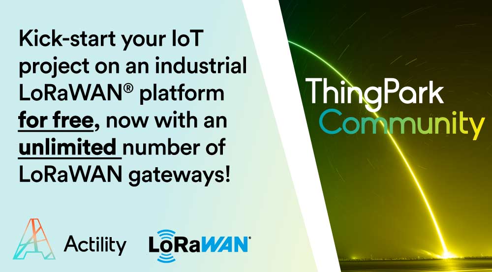 Get Free Full-featured Industrial LoRaWAN Network Server and Test Tools on ThingPark Community