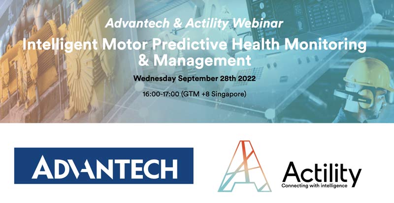 Advantech-Actility Webinar: Intelligent Motor Predictive Health Monitoring & Management