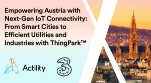 Drei Partners with Actility to Operate Austria’s Public LoRaWAN® Network