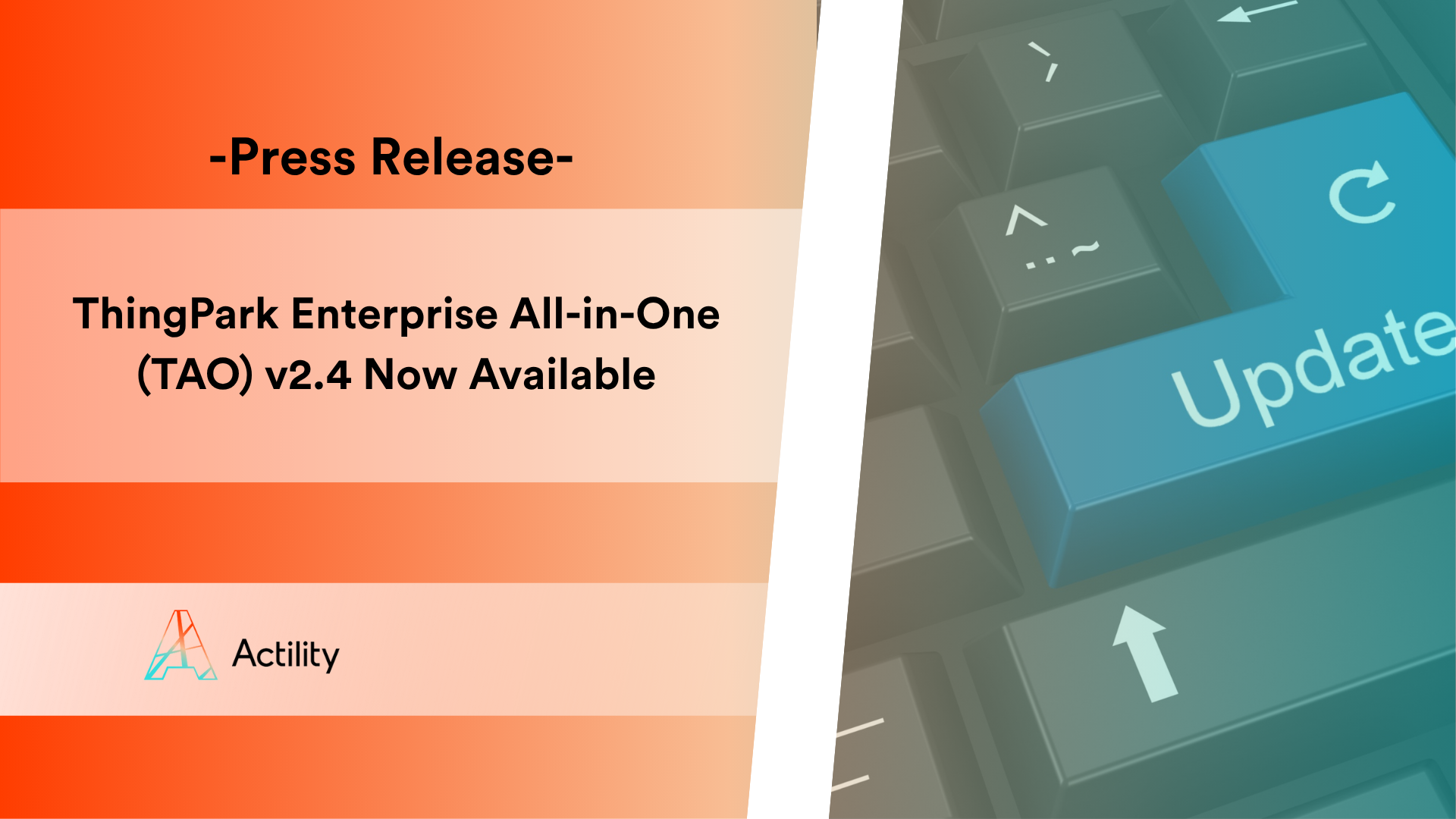 ThingPark Enterprise All-in-One (TAO) v2.4 Now Available