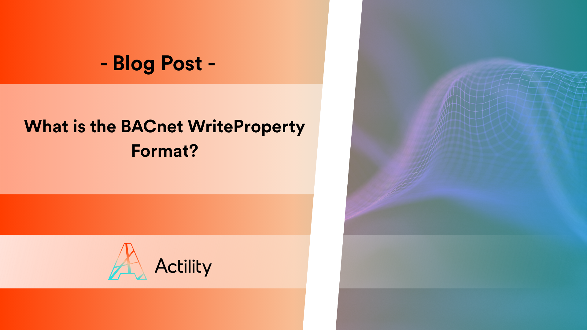 what is the bacnet writeproperty format