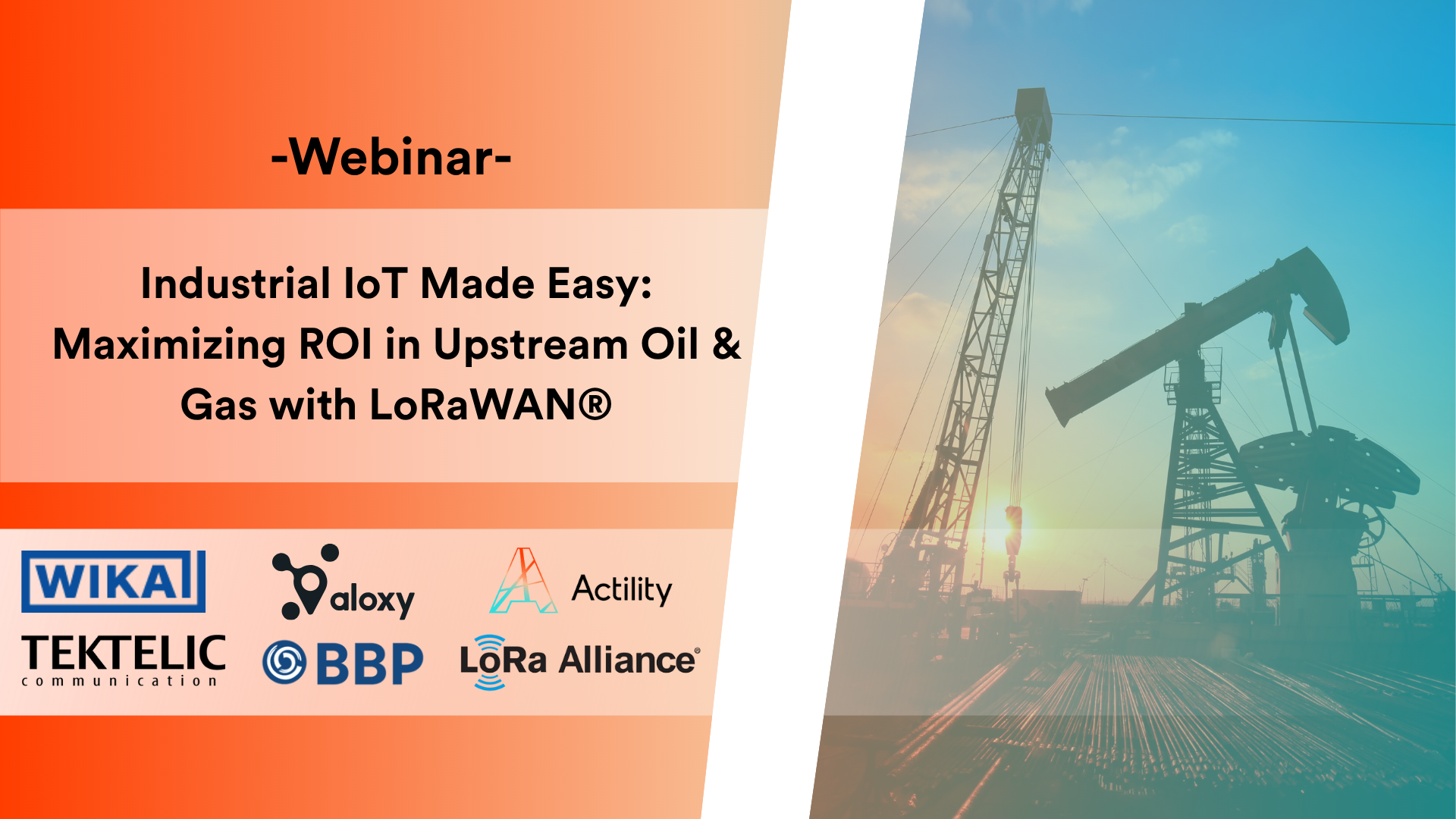 LoRaWAN for Oil & Gas Upstream Operations Webinar